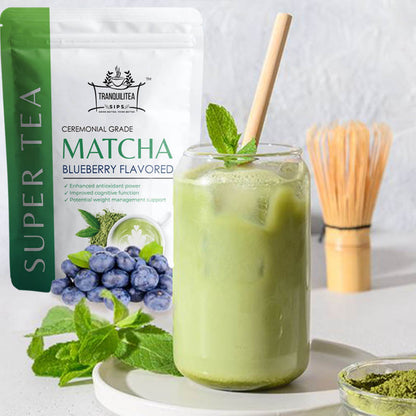 Matcha Blueberry Flavored