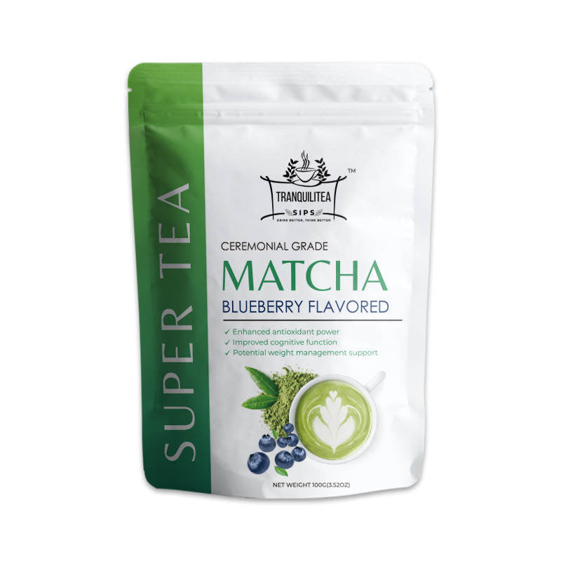 Matcha Blueberry Flavored