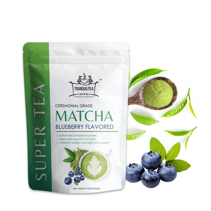 Matcha Blueberry Flavored